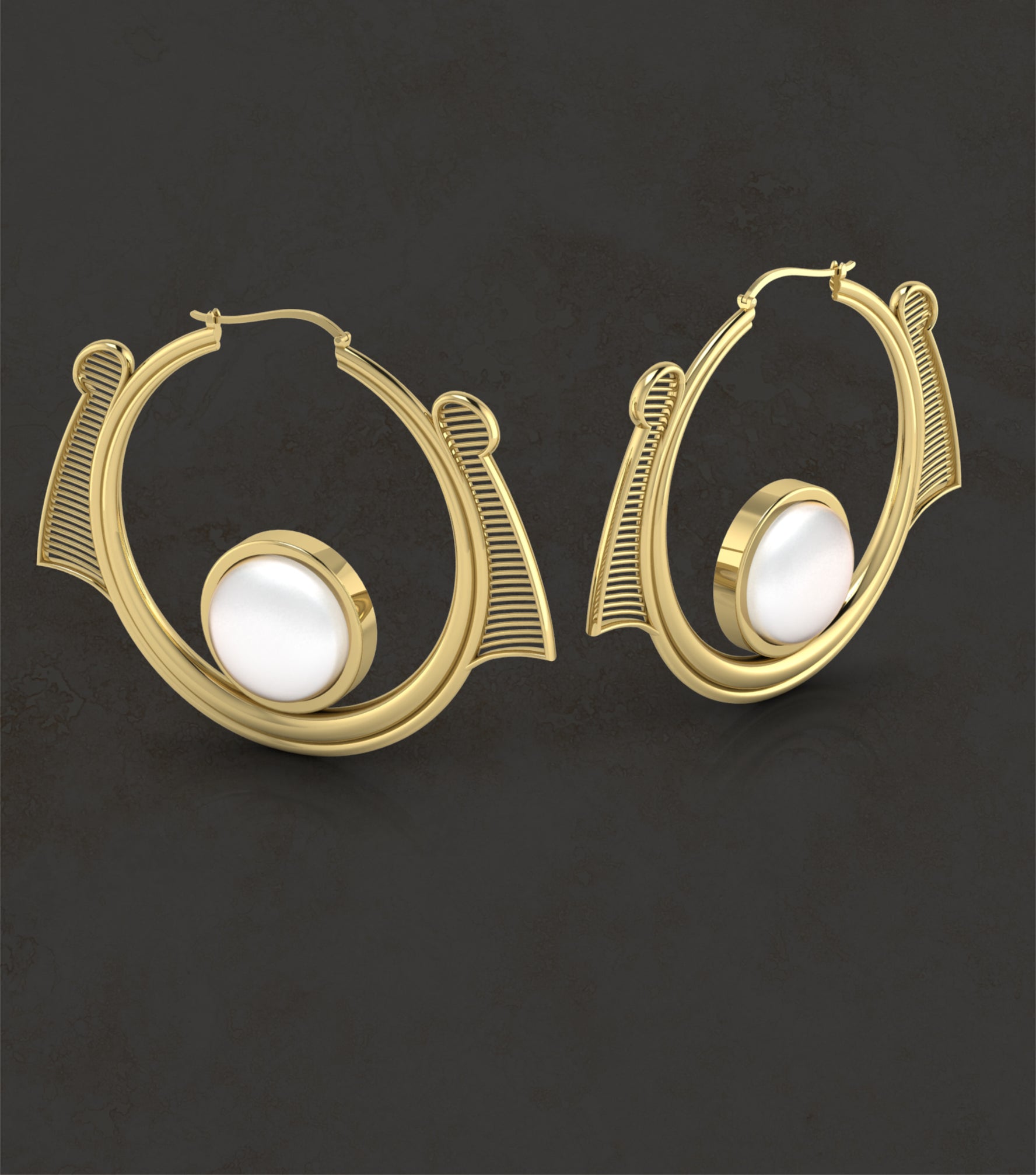 Maat Feather Hoops