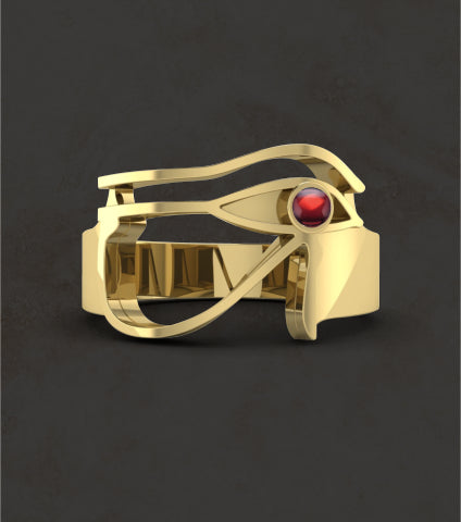 Utchat Ring (thick band)